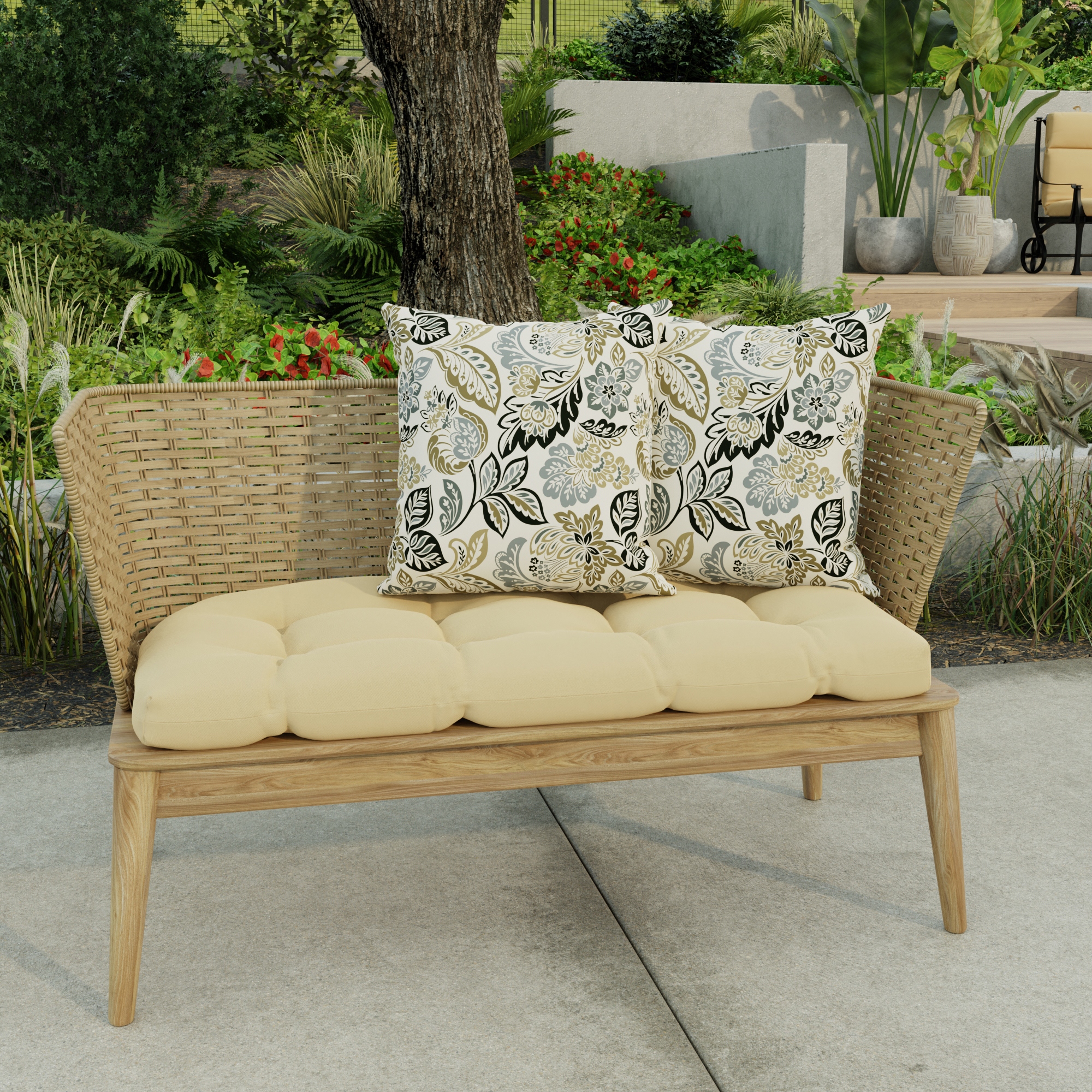 Paisley Jordan Manufacturing Outdoor Cushions and Throw Pillows