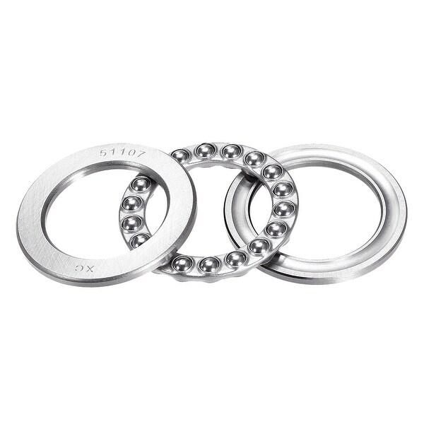 51107 Single Direction Thrust Ball Bearings Flat Seat Chromium,35x52x12mm 1pcs - 1 Pack - 51100 (10*24*9)