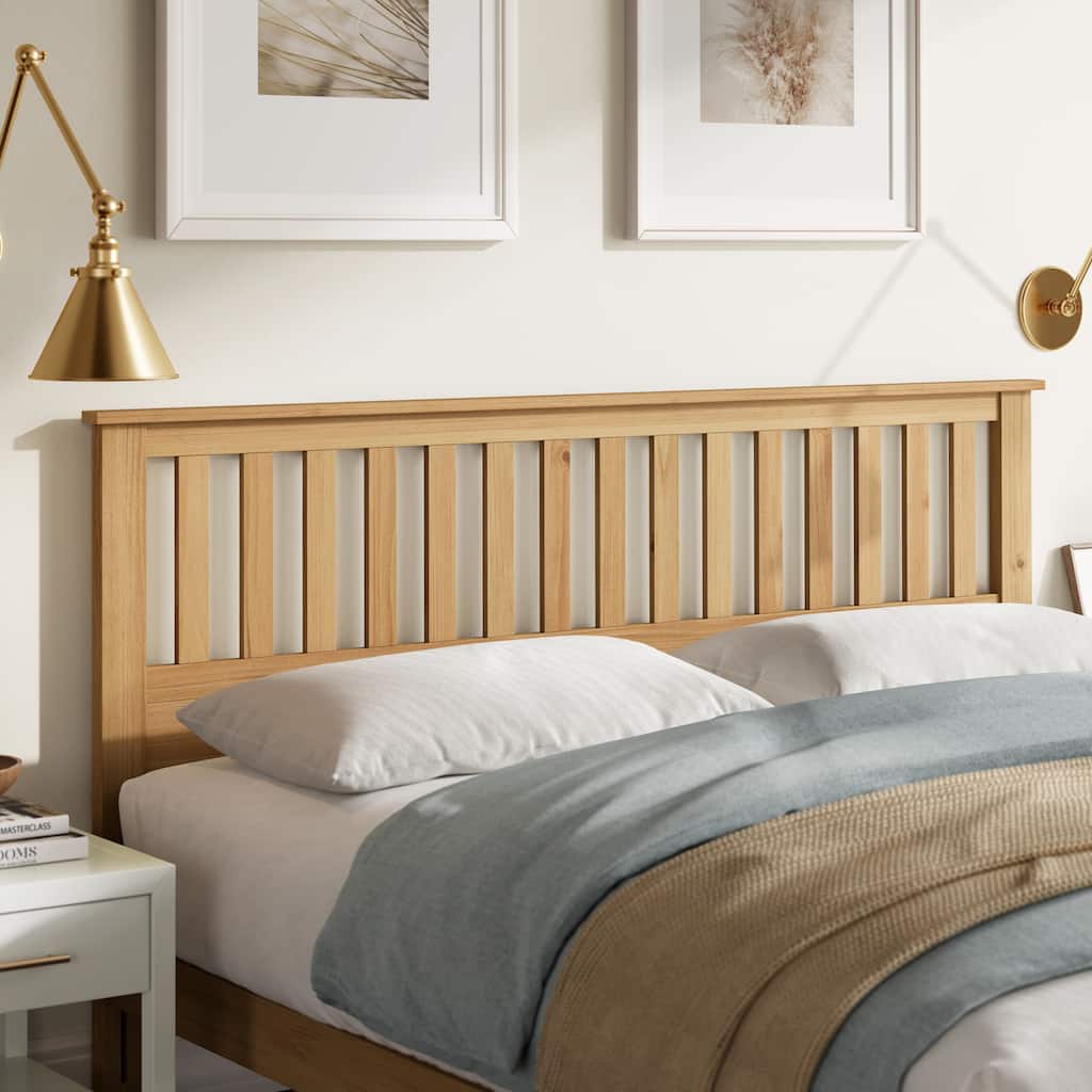 GDFStudio - Malinda Mission Wood Panel Headboard with Universal Frame Fit