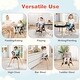 preview thumbnail 5 of 8, 6 in 1 Convertible Wooden Highchair Baby High Chair with Double Tray