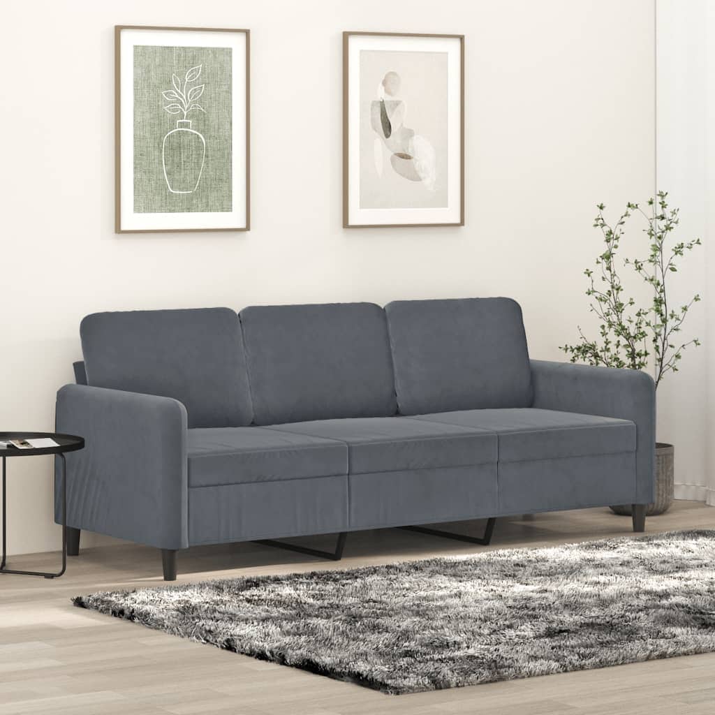 vidaXL Sofa Chair Upholstered Single Sofa Armchair for Living Room Velvet