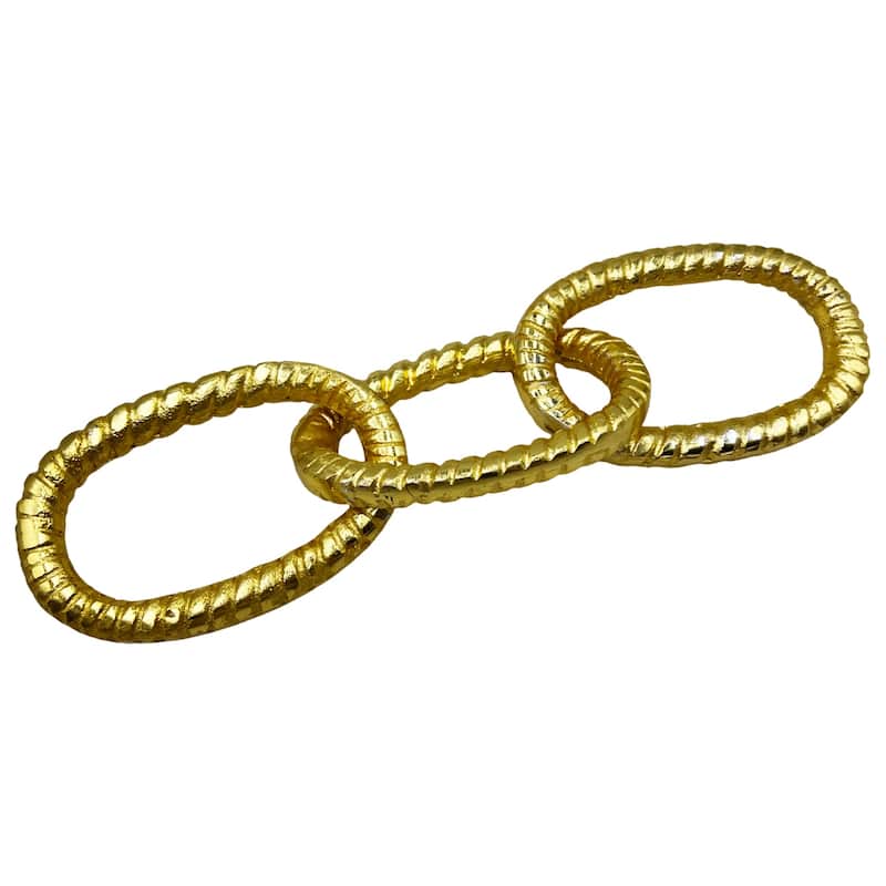 Decorative Handmade Aluminum Modern Chain Sculpture