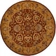 preview thumbnail 41 of 51, SAFAVIEH Handmade Heritage Traditional Rust/ Beige Wool Rug 6' Round - Red/Natural - Round