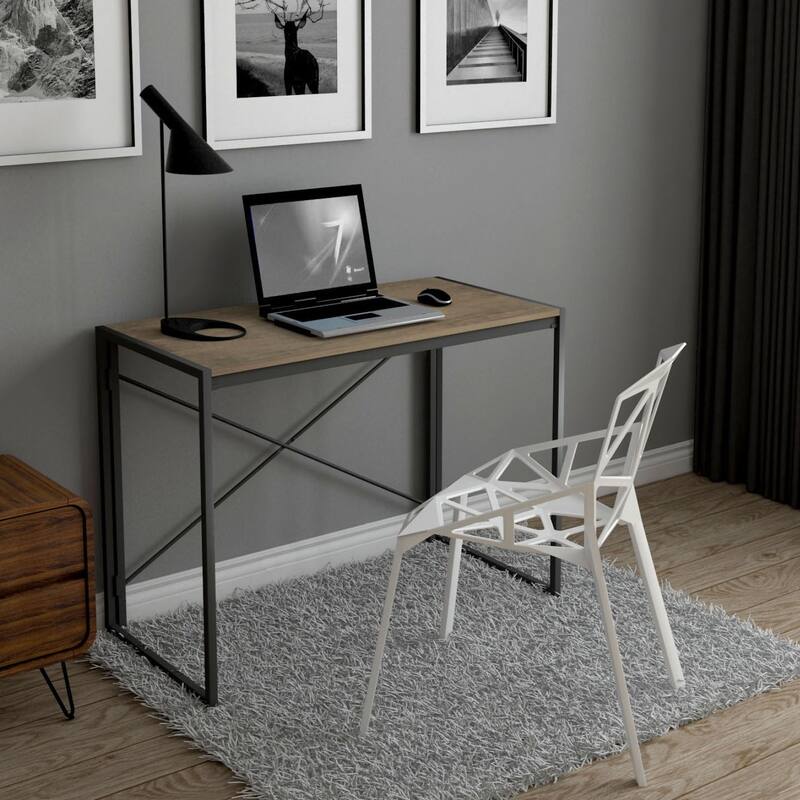 Modern Simple PC Desk for small spaces,Computer Desk Home Office Desk ...