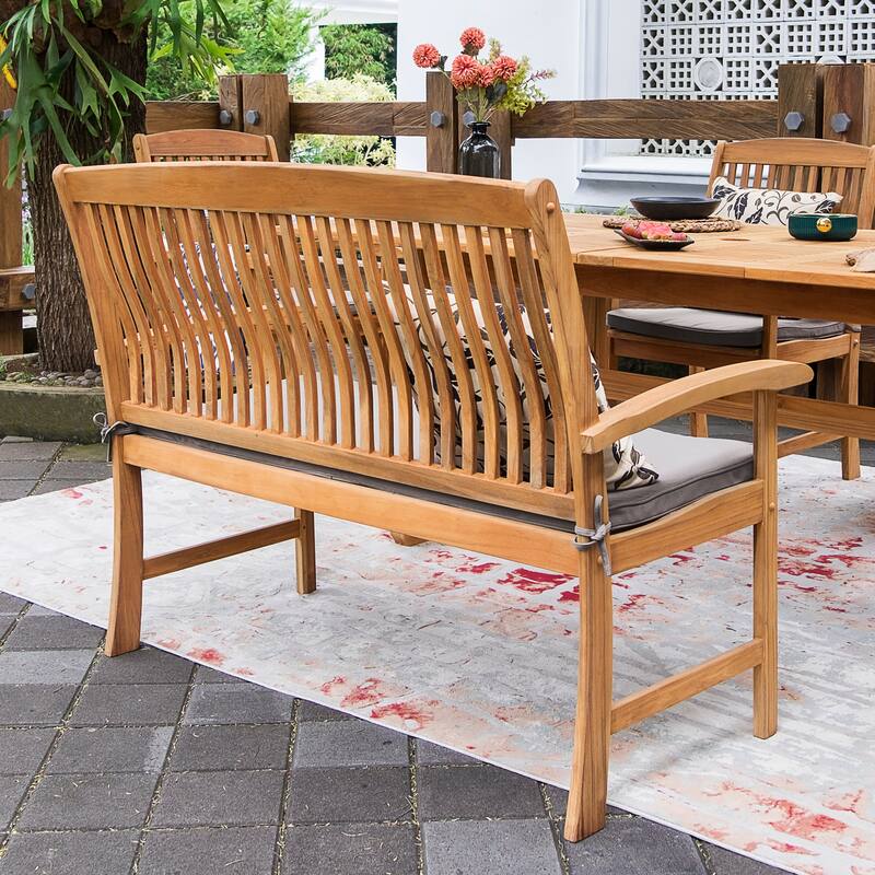 Cambridge Casual Leon 6-Piece Teak Patio Extendable Dining Set