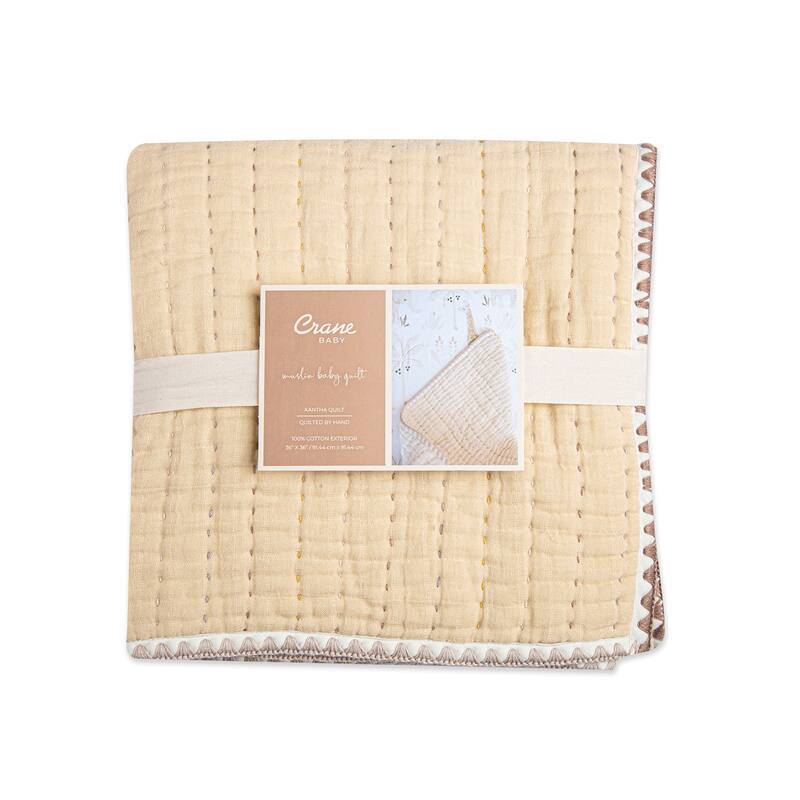 Crane Baby Quilted Blanket