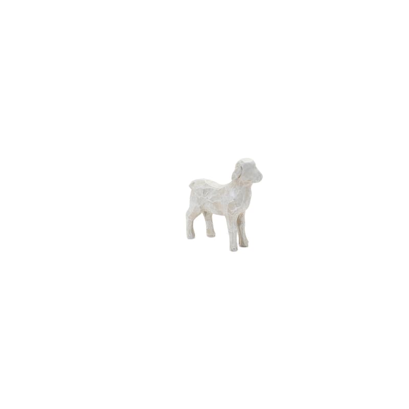 Modern Holiday Nativity Figurines (Set of 9) - N/A