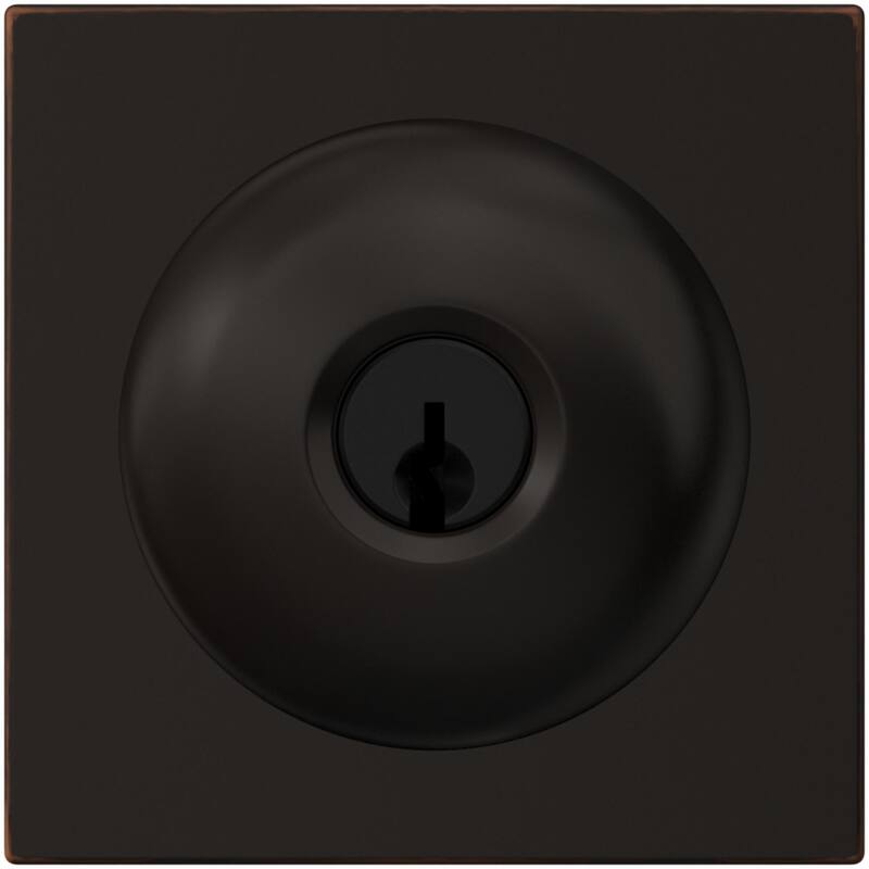 Schlage Plymouth Keyed Entry Single Cylinder Door Knob Set with