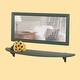 preview thumbnail 2 of 0, Renovators Supply Bathroom Shelves 43-3/4" Wide Bayberry Green Pine Bathroom Shelf