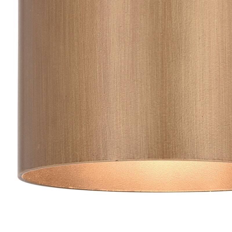 Chiasso Aluminum 1 Light Dark Sky Cylinder Outdoor Wall Lantern - 5-in W x 7.25-in H x 8-in D