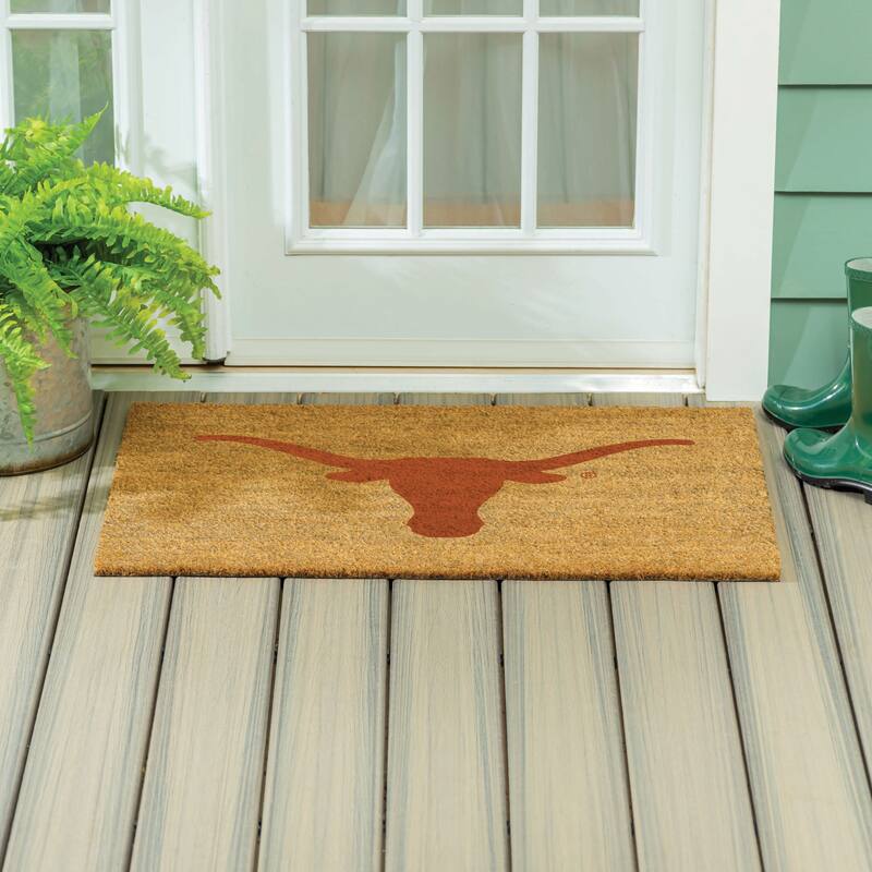 University of Texas Full Color Indoor/Outdoor Coir Mat