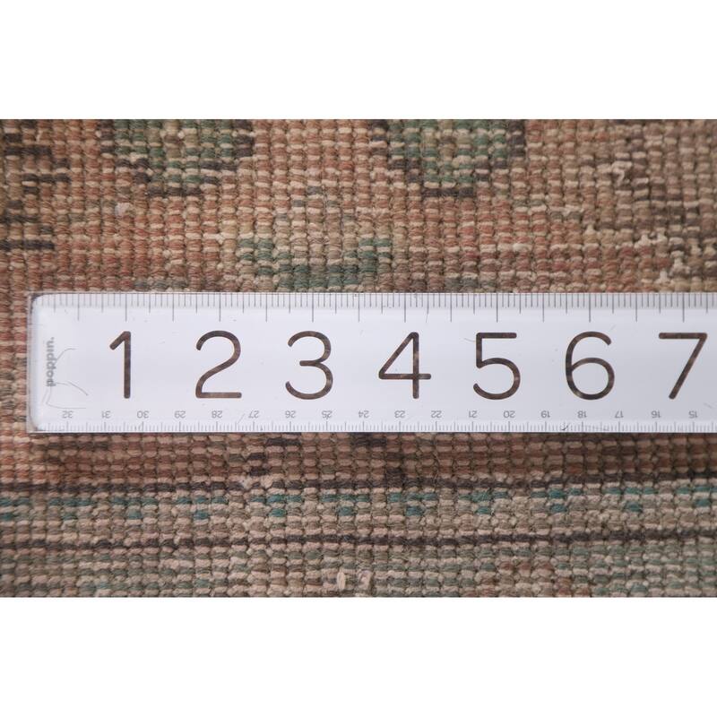 Hand Knotted Oriental 100% Wool Carpet Traditional All-Over Pink Tabriz Area Rug - 4' 7'' X 3' 1''