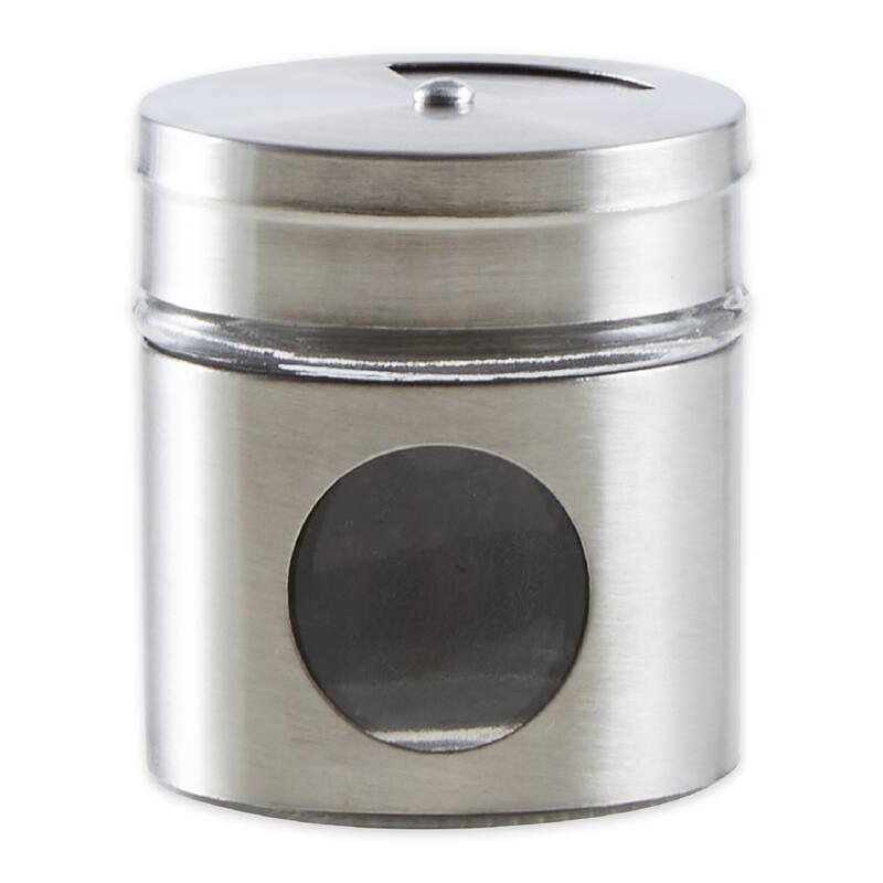 Glass and Steel Spice Shaker Select from Multiple Sizes - 2 Fl oz Capacity