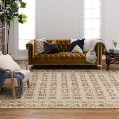 Karastan Staveley Terracotta Ornamental Area Rug