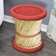 preview thumbnail 65 of 76, Natural Geo Moray Decorative Handwoven Jute Accent Stool