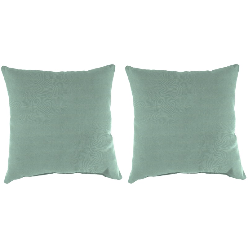 Sunbrella 18" x 18" Outdoor Throw Pillow - Set of 2 - 18'' L x 18'' W x 4'' H - Canvas Spa