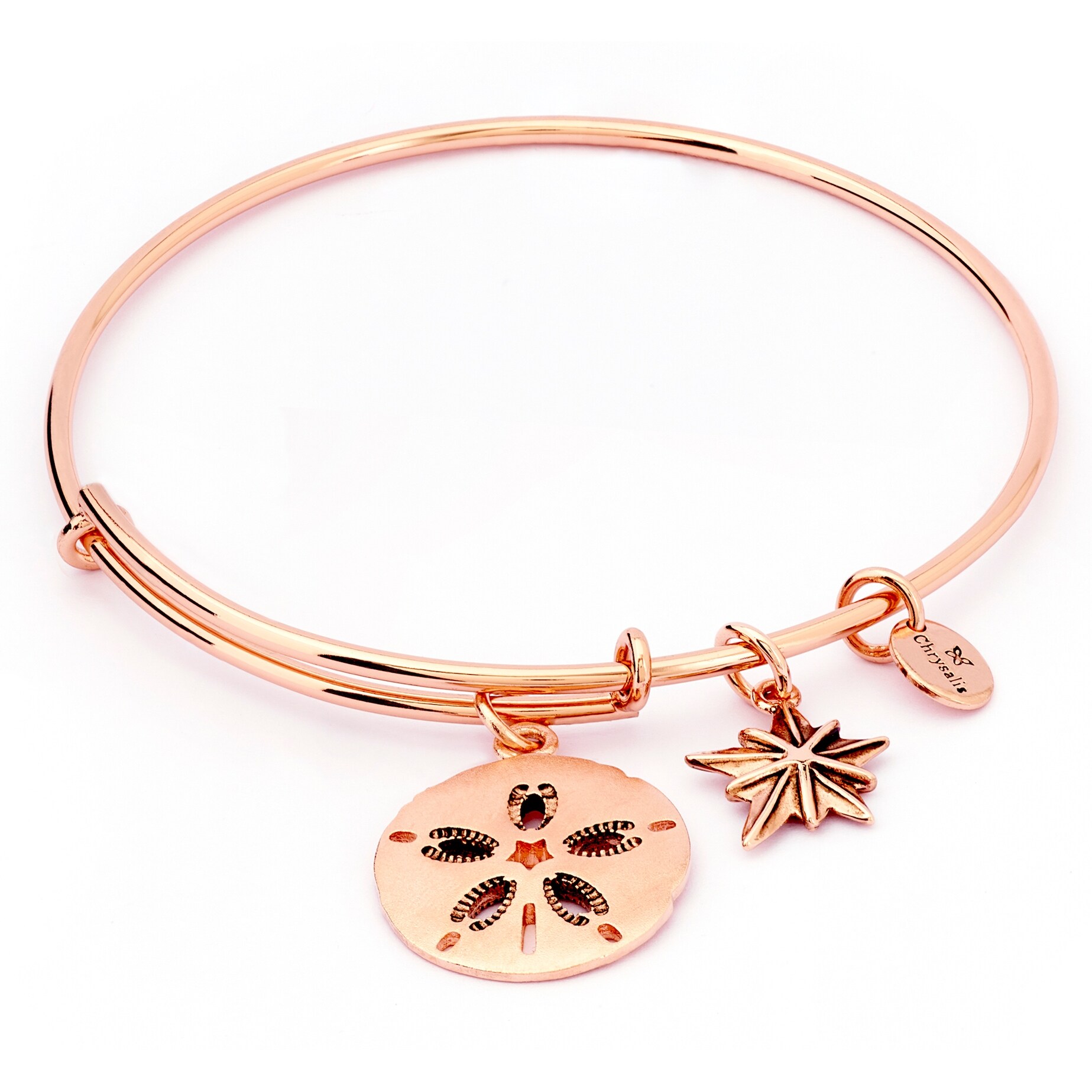 rose gold charm bracelet