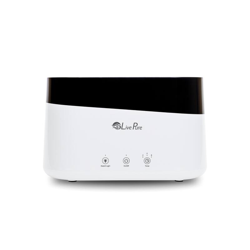 LivePure LP300HUM Aquaflame Ultrasonic Humidifier - White