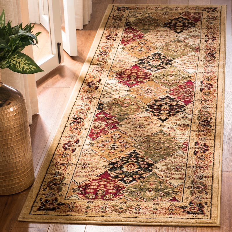 SAFAVIEH Lyndhurst Lyndy Traditional Oriental Rug - 2'3" x 20' Runner - Multi/Beige