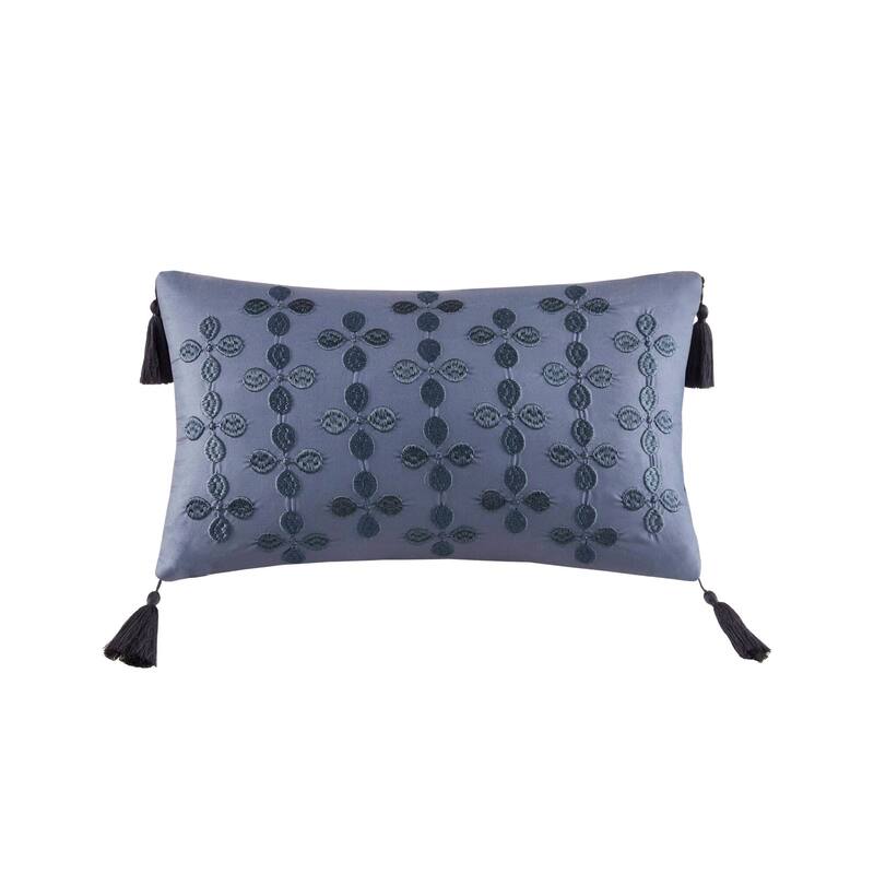 Madison Park Marfa 4 Piece Pintuck Comforter Set with Throw Pillow