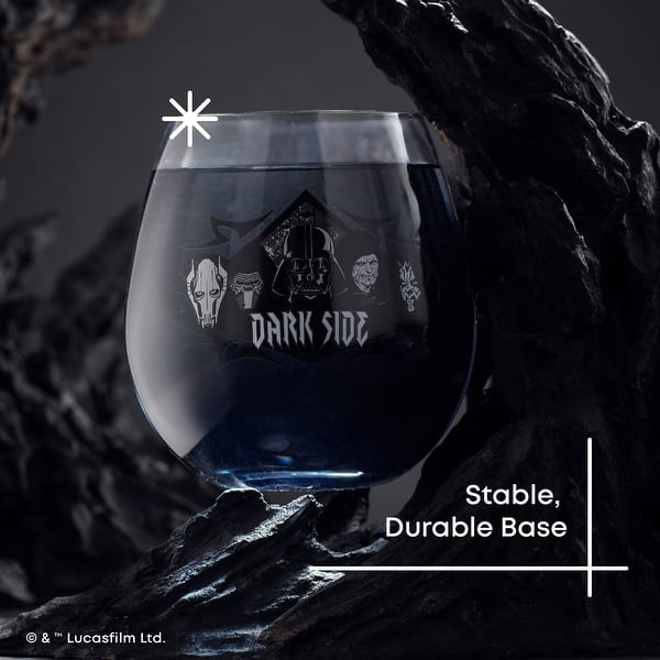 Star Wars Dark Side Stemless Drinking Glasses