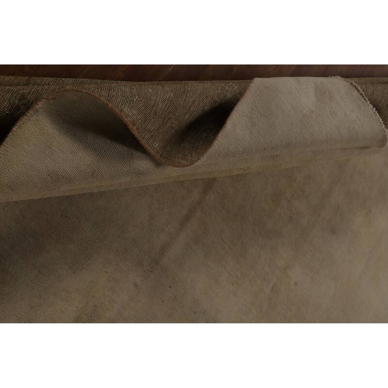 Distressed Tabriz Persian Vintage Area Rug Hand-Knotted Wool Carpet - 8'9" x 11'4"