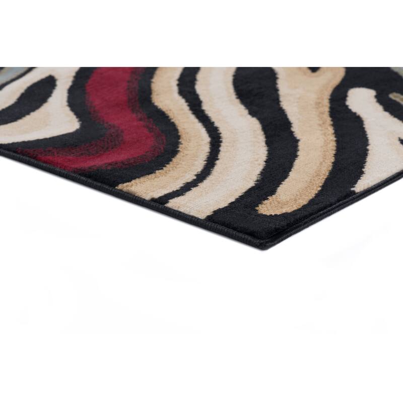 Lagoon Modern & Contemporary Abstract Indoor Area Rug