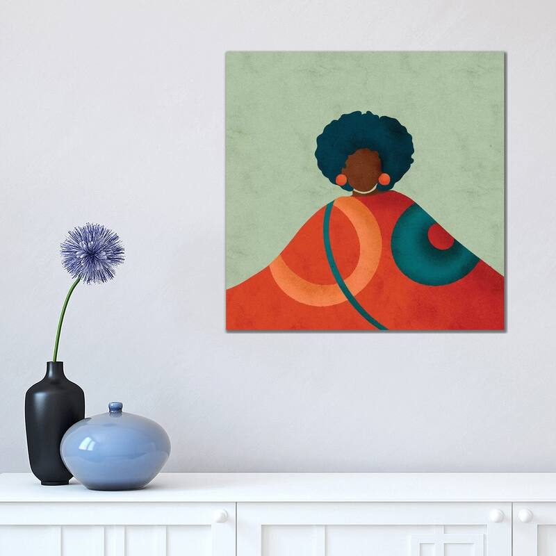 iCanvas "Shelley" by Reyna Noriega Canvas Print - 18x18x1.5