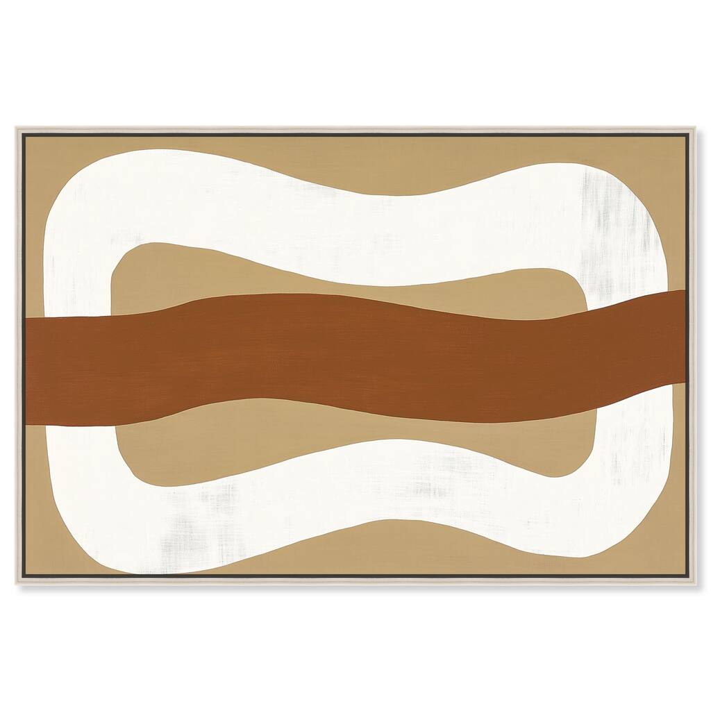 Minimal Wavy I Canvas by Art Remedy