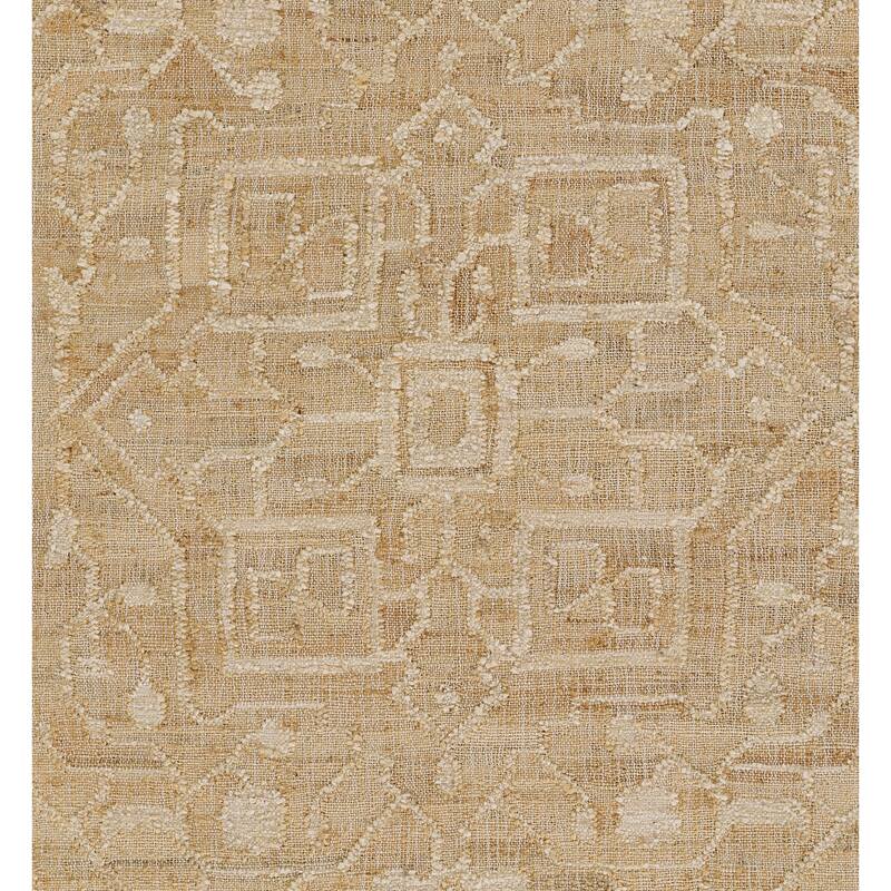 Momeni Nirvana Hand Woven Wool and Jute Medallion Area Rug.