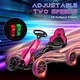 preview thumbnail 5 of 18, Kids Electric Go-Kart with EVA Wheels, Forward & Reverse, 1.9-3.1 Mph, Seat Belt, Backrest - For Ages 3-8