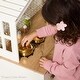 preview thumbnail 3 of 3, Pretend Play Wooden Farmhouse Kitchen Set w/ Storage, 5 Accessories