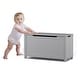 preview thumbnail 11 of 26, Wooden Toy Box with Safety Hinged Lid for Kids Aged 2+