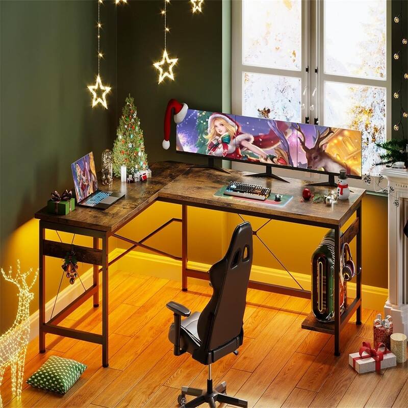 L Shaped Corner Computer Desk