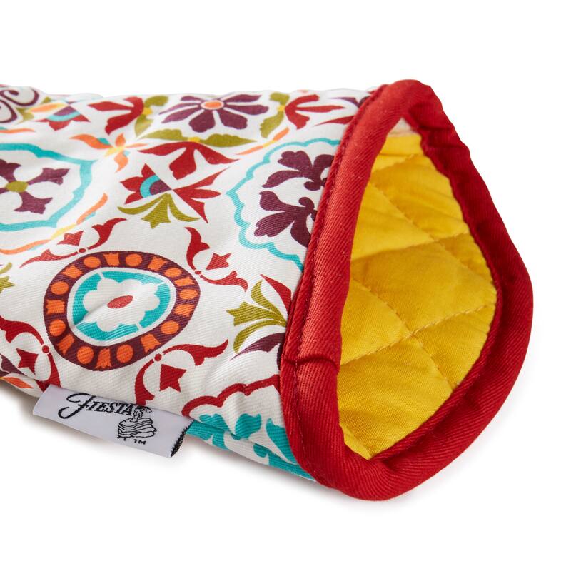 Fiesta Fiesta Worn Tiles Oven Mitt & Pot Holder Set, Set of 2 - 8"x10"