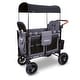 preview thumbnail 1 of 8, W2 Luxe Premium Push Quad Stroller-Charcoal Gray Grey