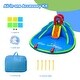 preview thumbnail 7 of 17, Inflatable Waterslide Bounce House with Upgraded Handrail without Blower - 216" x 212.5" x 116" (W x D x H)