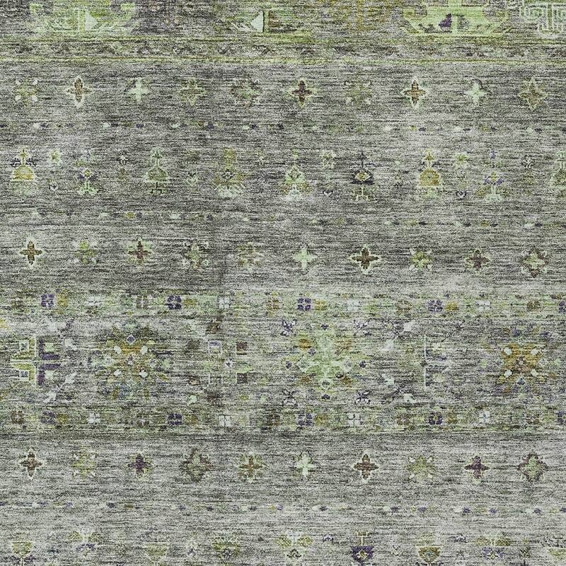 HomeRoots Floral Transitional Rectangle Outdoor Rug