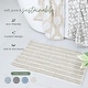 preview thumbnail 6 of 25, Martex Restore Cotton Bath Rug Soft Absorbent Quick-Dry Stripe