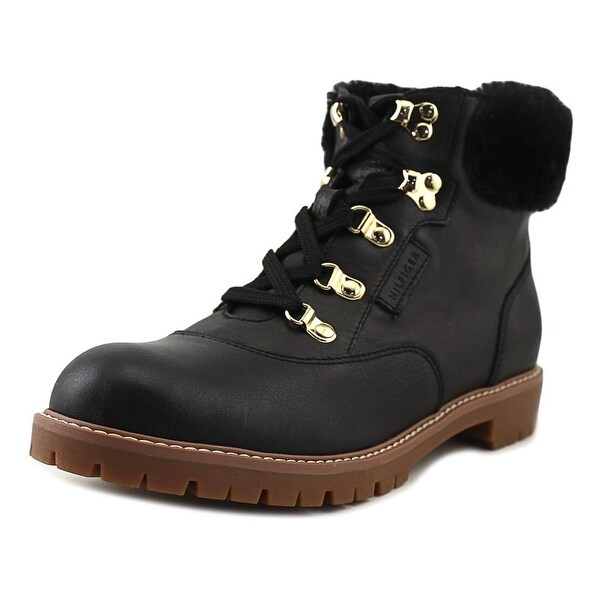 tommy hilfiger black boots