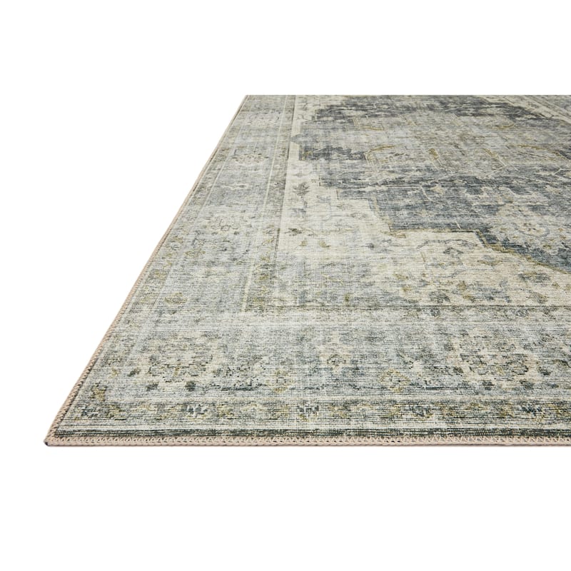 Alexander Home Leanne Printed Shabby Chic Medallion Vintage Area Rug
