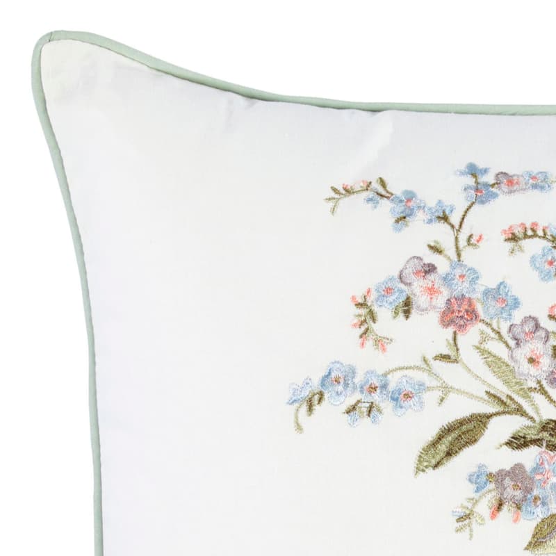 Laura Ashley Harper Cotton 18-inch Decorative Pillow