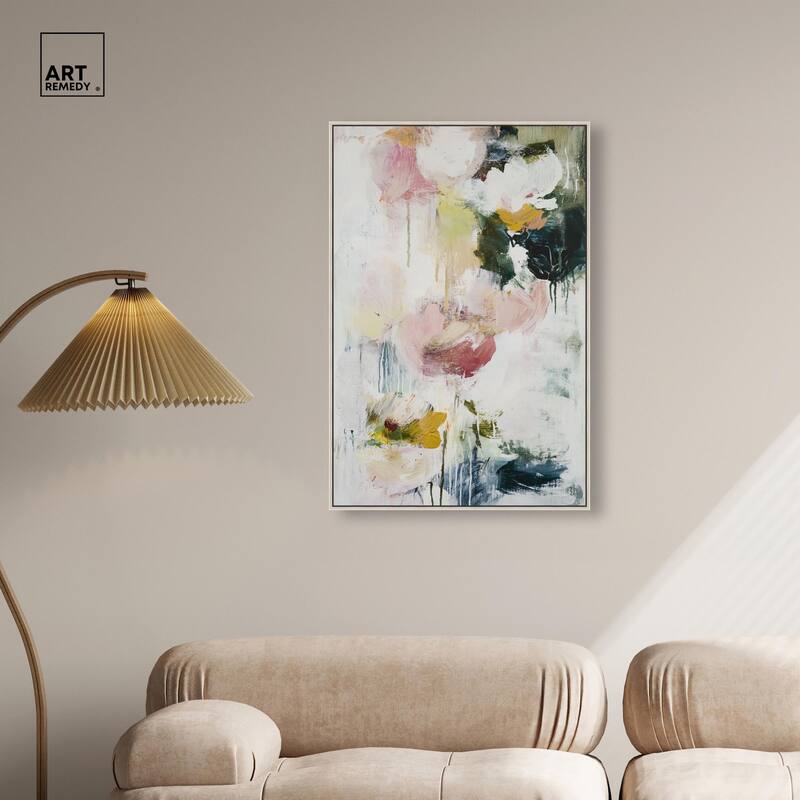 Dripping Colors IV Canvas by Art Remedy