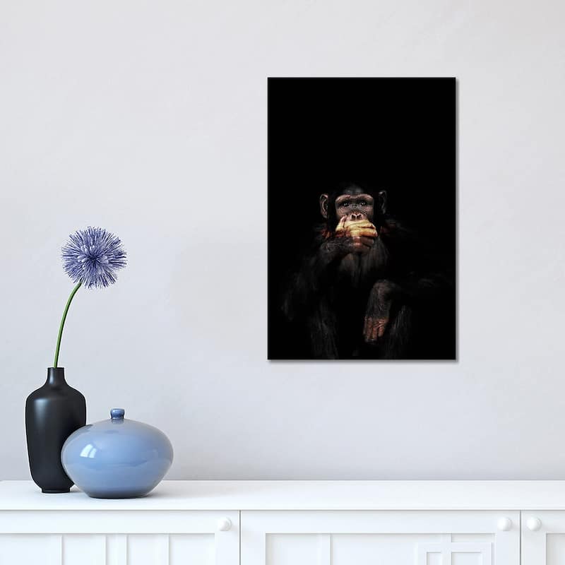 iCanvas "Speak No Evil" by Wouter Rikken Canvas Print - 18x12x1.5
