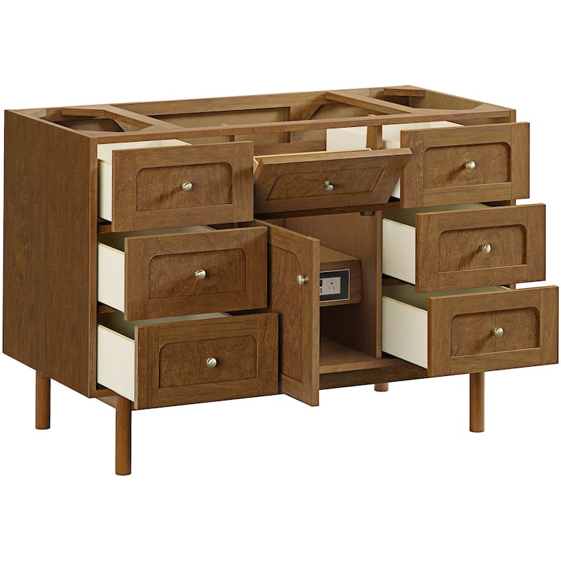 James Martin Vanities 545-V48-3VSL Laurent 48" Single Basin Poplar