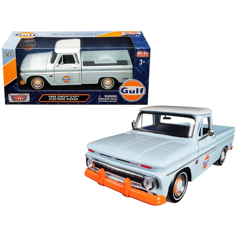 white toy pickup truck