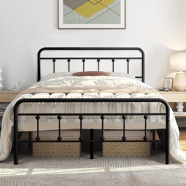 Graceful Scroll Bronze Iron Bed Bed Bath Beyond 37986896
