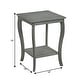 preview thumbnail 6 of 14, Convenience Concepts American Heritage Square End Table with Shelf