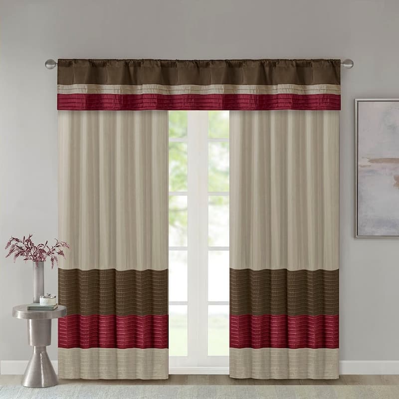Polyoni Pintuck Curtain Panel