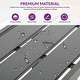 preview thumbnail 13 of 12, Moasis Patio Metal Counter Table Bar Table with Wheels (Table Only)